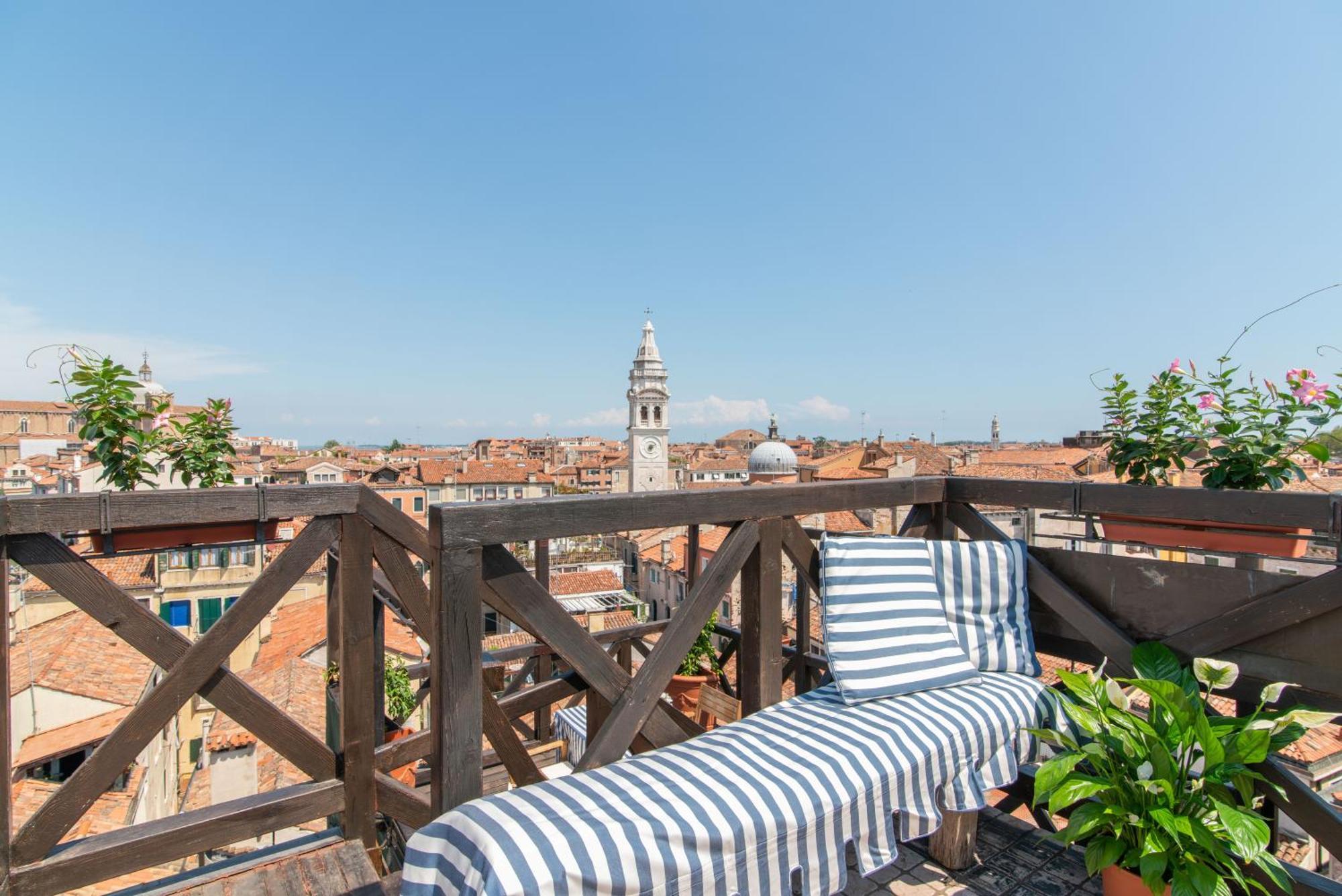 Penthouse With Rooftop Terrace And 360 Views Of Venice - Venice5Th Veneza Exterior foto